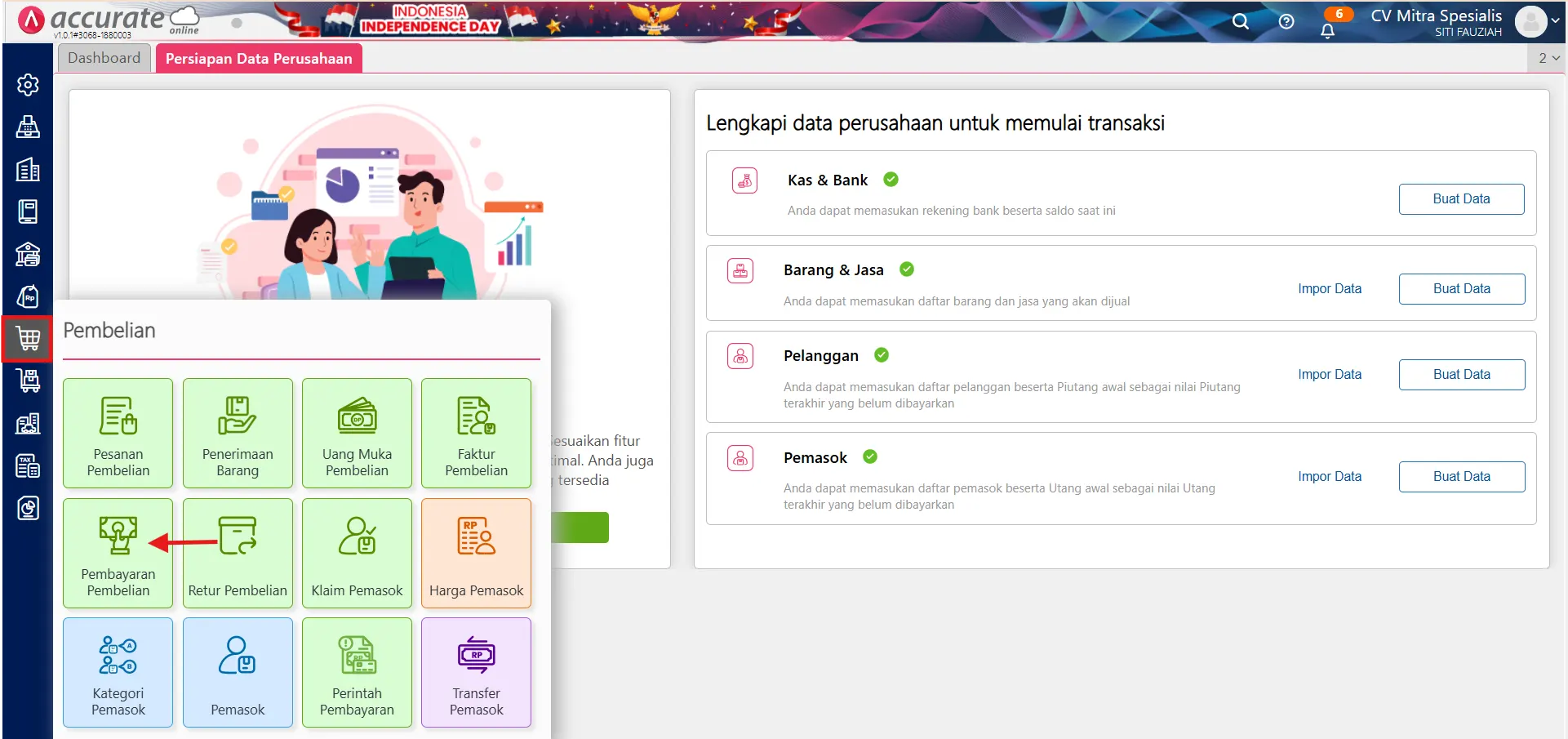 mencatat pembelian dikenakan PPh 21 jasa pribadi